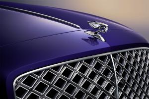 Tanzanite Flying Spur Mulliner Flying B close up