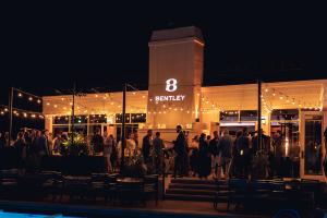 Bentley party at night 